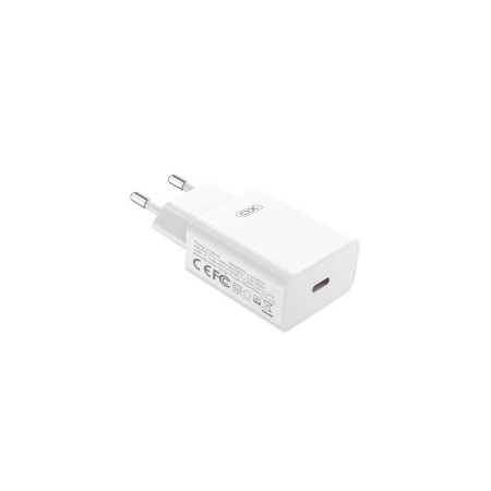 Kućni punjač XO L126 USB-C PD20W fast White - glava
