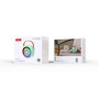 XO F42 White Bluetooth karaoke stereo sa mikrofonom