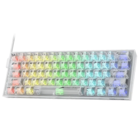 JITE Gaming Mehanička Tastatura G-61 RGB Wireless Transparent