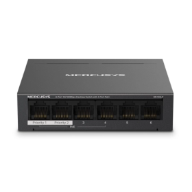 Mercusys MS106LP Desktop Switch 6x10/100 + 4-Port PoE+